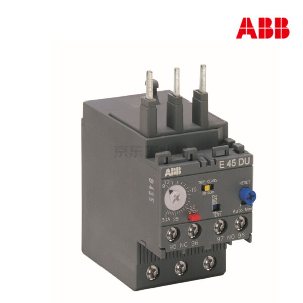 abb 电子式过载继电器;e45du-45a