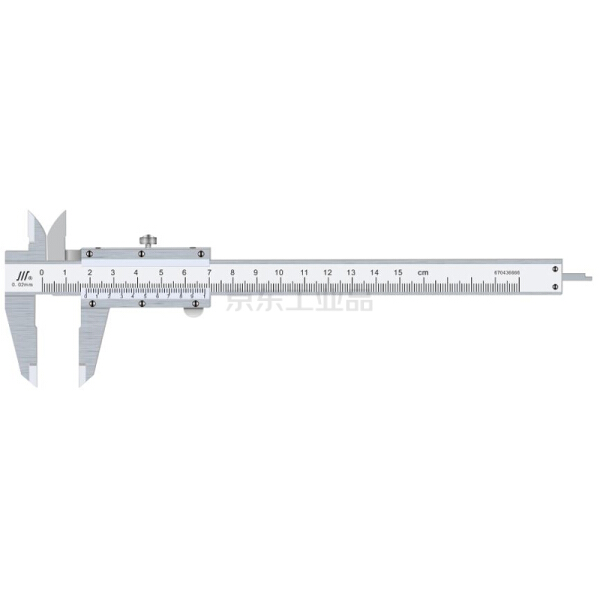 成量 四用游标卡尺,量程:Ⅱ型0-125mm,分度值:0.02