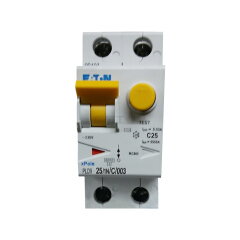 伊顿穆勒 电子式过载保护漏电断路器PLD9,25A,C,1N,30mA,AC,瞬动型;PLD9-25/1N/C/003