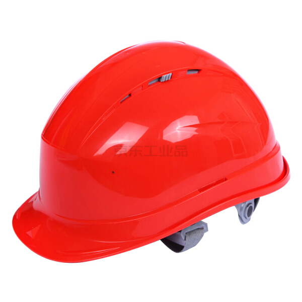 代尔塔 pp材质,工程建筑施工安全帽 pe衬插片 有透气孔(红色);102012