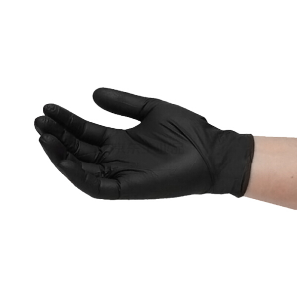爱马斯(ammex) 一次性丁腈手套,黑色,无粉,特大号,100只/盒;gpnbc48