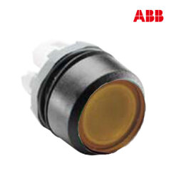 ABB 平钮操作头部（带灯型）,黄色；MP2-11Y