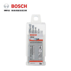 博世(BOSCH) HSS高速钢麻花钻头套装-磨制2~6mm(5支装)；2607019114