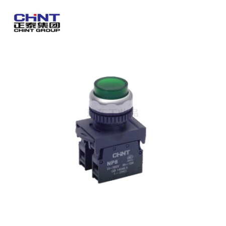 正泰 按钮;NP8-10GND 绿 AC 110V-220V