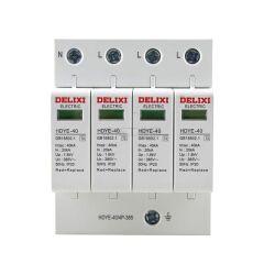 德力西电气 HDYE浪涌保护器；HDYE-40 4P 385V