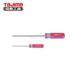 田岛 透明柄彩条柄十字形螺丝批PH2X150mm；EJ6-150(+)