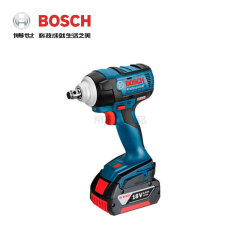博世(BOSCH) 锂电充电式冲击扳手(2电1充 4.0Ah)热款,5台/箱;GDS 18V-EC 300 ABR (kit)