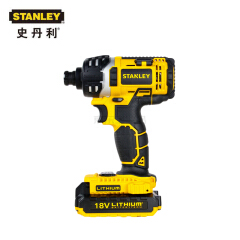 史丹利 18V 锂电充电式冲击起子(吹塑箱)2X2.0Ah电池;STCI1802