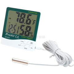 宝工 数字温湿度计(附温度探棒),-10~50℃,20-90%RH,50个/箱;NT-312