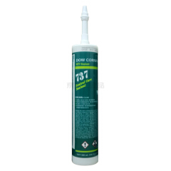 陶熙(DOWSIL) 道康宁737有机硅密封胶,300ml/支,透明,12支/箱;737 NEUTRAL CURE SEALANT,CLEAR