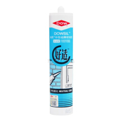 陶熙(DOWSIL) 单组份中性固化硅酮密封胶,300ml/支,24支/箱;好适 白色