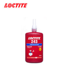 汉高 乐泰(LOCTITE) 蓝色耐油型中等强度螺丝锁固胶;243 250ml