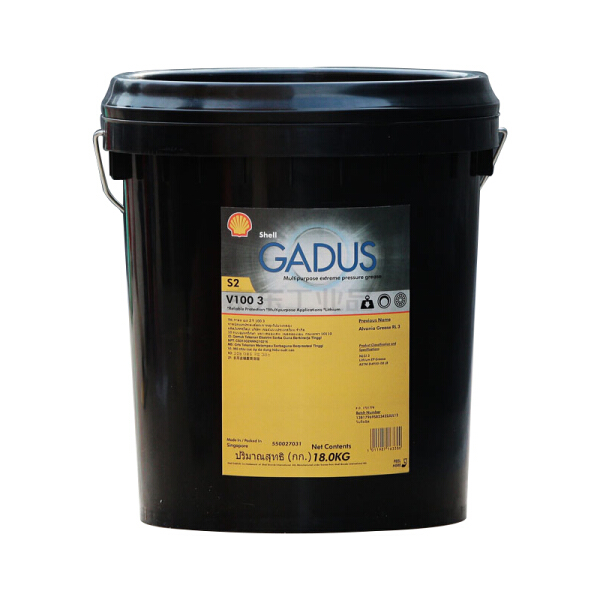壳牌(shell) 佳度 润滑脂18kg;gadus-s2v100-3