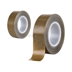 惠象 中性 铁氟龙高温胶带(棕色)25mm*10m*0.13mm,100卷/箱;HXTFL2510