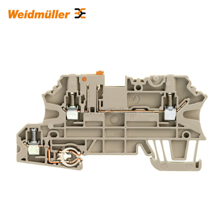 魏德米勒 W系列,电流测试端子,接地型接线端子,额定横截面:2.5mm,螺钉联接；WMF 2.5 DI PE STB