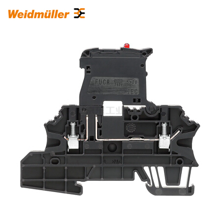 魏德米勒 W系列,熔断器型接线端子,额定横截面:2.5mm,螺钉联接；WMF 2.5 FU 30-70V SW