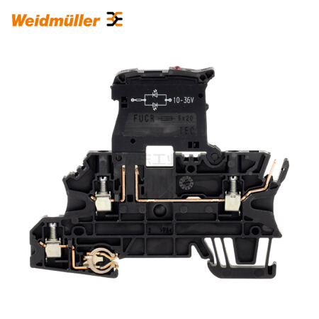 魏德米勒 W系列,熔断器型接线端子,额定横截面:2.5mm,螺钉联接；WMF 2.5 FU BLZ 30-70V SW