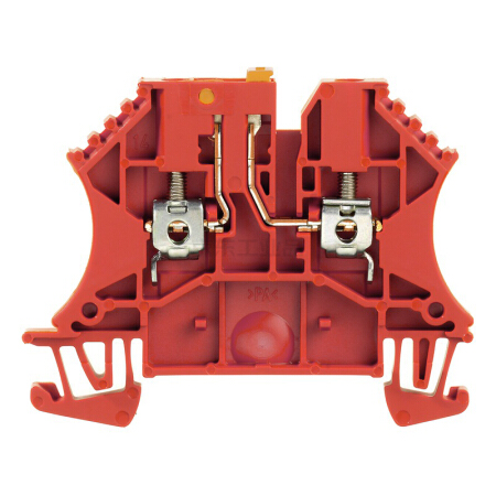 魏德米勒 电流测试端子,螺钉联接,2.5mm,500V,24A,可翻转,红色；WTR 2.5 STB2.3 RT