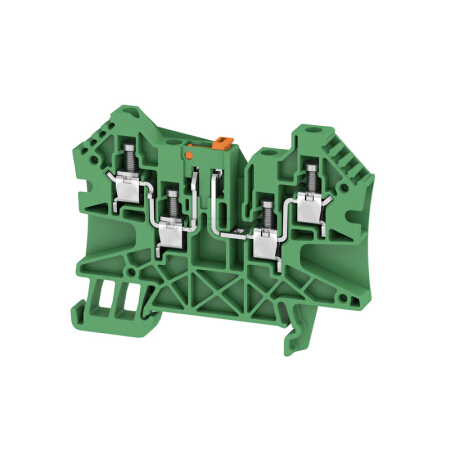 魏德米勒 电流测试端子,螺钉联接,4mm,500V,27A,可翻转,绿色；WTR 4/ZZ GN