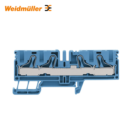 魏德米勒 直通型接线端子,PUSH IN,10mm,800V,57A,蓝色；PDU 6/10 4AN BL