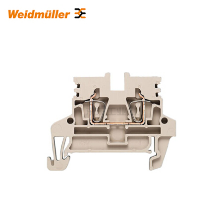 魏德米勒 直通型接线端子,弹片联接,2.5mm,800V,24A,橙色；ZDU 2.5N OR