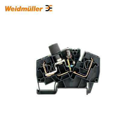 魏德米勒 Z系列,熔断器型接线端子,额定横截面:2.5mm,弹片联接,黑色,直接安装；ZSI 2.5-2/2X2AN/G20/GL