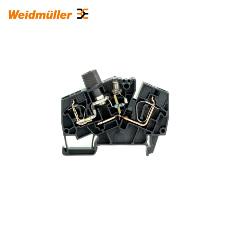 魏德米勒 Z系列,熔断器型接线端子,额定横截面:6mm,弹片联接,黑色；ZSI 6-2 2X2.5/G20/GL