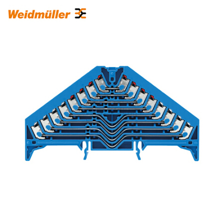 魏德米勒 直插式信号集结端子,接线板；PRV 8 BL 35X7.5 RT/WS