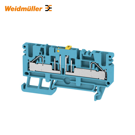 魏德米勒 电流测试端子,PUSH IN,4mm,500V,23A,蓝色；PTR 2.5/4 BL
