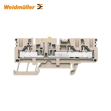 魏德米勒 电流测试端子,PUSH IN,4mm,500V,24A,深褐；PTR 2.5/4/3AN