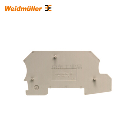 魏德米勒 接线端子附件,W系列,端板；AP WMF2.5 BL