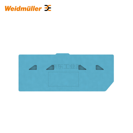 魏德米勒 P系列,端板,蓝色,2.5mm；PAP 2.5/4/4AN BL