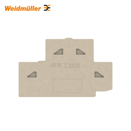 魏德米勒 P系列,端板,深褐,2.5mm；PAP PDK 2.5/4
