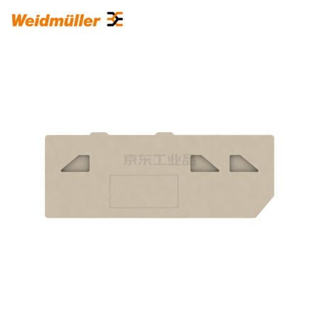 魏德米勒 P系列,端板,深褐,2.5mm；PAP PTR2.5/4/3AN