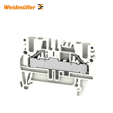 魏德米勒 直通型接线端子,PUSH IN,4mm,800V,32A,白色；PDU 2.5/4 WS