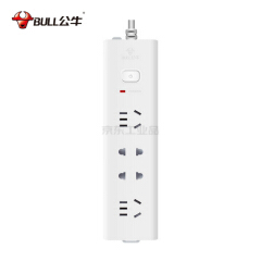 公牛 双重防雷插座插排 4位总控 1.8米 10A 250V;GN-H1220