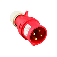 德力西电气 工业用插头;DEP2-024 32A 4芯 415V