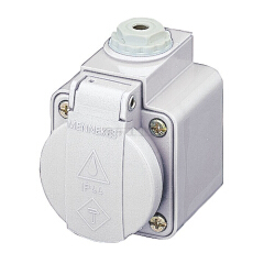曼奈柯斯(MENNEKES) 工业插座,SCHUKO,16A2P+E,230V;10081