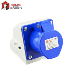 德力西电气 工业用明装插座;DEP2-113 16A 3芯 250V