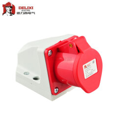 德力西电气 工业用明装插座;DEP2-114 16A 4芯 415V