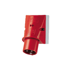 曼奈柯斯(MENNEKES) 明装工业插头,32A/3P/9H/400V/IP44;345