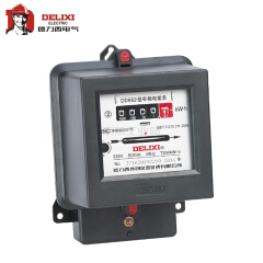 德力西电气 单相电能表;DD862 220V 15(60)A 双向