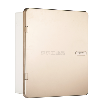 施耐德电气 暗装金色门双排24位模数配电箱；TLA24J