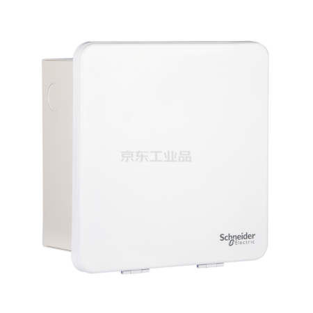 施耐德电气 暗装金属门单排8位模数配电箱；TLJ08B