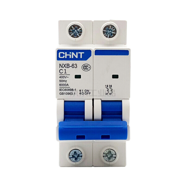 正泰 小型断路器;nxb-63 2p c1