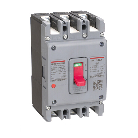 德力西电气 塑壳断路器；CDM3-100C/3300 100A
