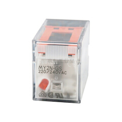 欧姆龙 微型功率继电器；MY2N-GS AC220/240 BY OMZ/C