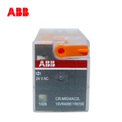 ABB 微型插拔式接口继电器；CR-M024DC2