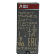 ABB PCB 继电器 插拔式中间接口继电器;CR-P024DC2