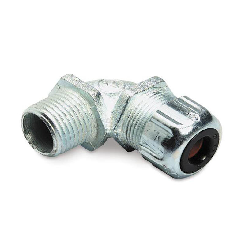 abb 90度角型金属格兰头,镀锌钢材质,10个/包;2273